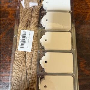 Elegant Cream Gift Tags with Twine